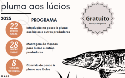 Pike on the Fly Gathering – January & February Online Meetings + March 8th Outing near Mirandela